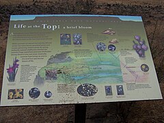 The eighth interpretive sign on the Lower Table Rock Trail