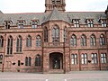 Rear entrance to the town hall