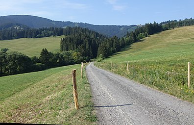 Ľupčianska Magura (po lewej) i Predná Magura