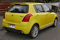 Suzuki Swift Sport 5-door (Australia)