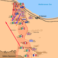 2. November 1942 1h – 2nd New Zealand und 1st Armoured Division greifen nach Süden an und zwingen die 102. motorisierte Division "Trieste" zum Rückzug 2. November 1942 9h – 15. und 21. Panzerdivision treten zum Gegenangriff an – Panzerschlacht von Tel el Aqqaqir Rommel befiehlt die 132. Panzerdivision "Ariete" nach Norden. 2. November 1942 22h – Die südlich Tel el Aqqaqir stehenden Divisionen "Trento", "Bologna", "Pavia", "Brescia" und "Folgore" sowie die Fallschirmjägerbrigade "Ramcke" beginnen mit dem Rückzug