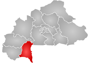 Location in Burkina Faso