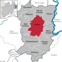 Brakel – Mappa