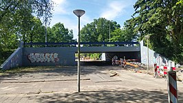 Brug 907 met graffiti (mei 2019)