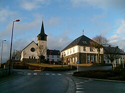 The church and the old communal house