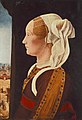 counterpart: Portrait of his wife Ginevra Sforza