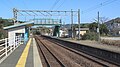 View of station platforms