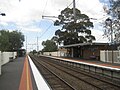 Southbound view from the former ground level Platform 1, November 2008