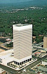 The Daniel Building shortly after completion in 1967