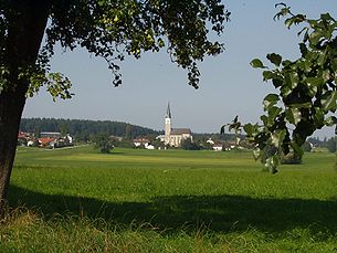 Blick auf Haigermoos