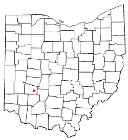 Location of Shawnee Hills, Ohio