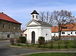 Chapel in the centre of Postřižín