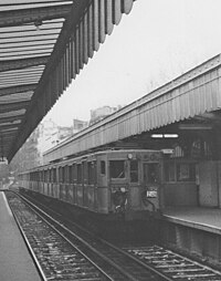 RATP-Baureihe Sprague-Thomson-Triebwagen am 22. März 1978 auf der Linie 2