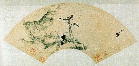 Einsame Kiefer, Zhu Da (um 1700)