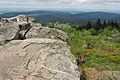 Blick vom Brunhildisfelsen am nördlichen Plateaurand