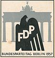 Logo des Bundesparteitags 1957 in Berlin