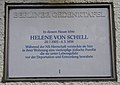 Berlin-Moabit, Berliner Gedenktafel für Helene von Schell