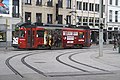 Zahlreiche PCC-Wagen tragen Vollwerbung, Linienverkehr auf dem Botermarkt gibt es nicht mehr