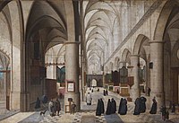 Innenansicht der Kathedrale von Antwerpen