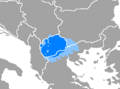 Macedonian Language distribution