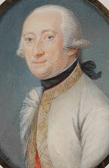 Portrait of Joseph Franz von Goez in 1790