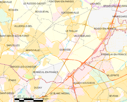 Gonesse – Mappa