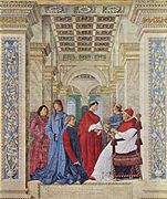 based on: Sixtus IV Appointing Platina as Prefect of the Vatican Library 