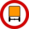 B-13a "no entry for vehicles carrying hazardous goods"