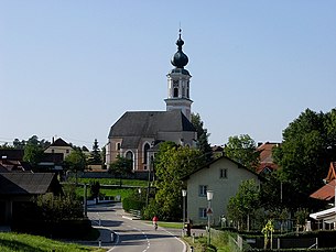 Ortseinfahrt nach Rottenbach von Süden kommend