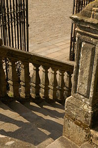 Staircase in Santiago's Cathedral