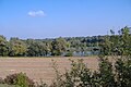 Viele kleine Baggerseen durchziehen das Donauried