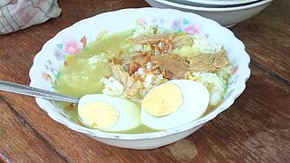 Soto Madura with egg