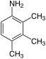 Struktur von 2,3,4-Trimethylanilin