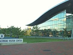 The Baltimore Visitor Center at the Inner Harbor