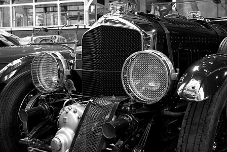 A Bentley in the National Motor Museum in Beaulieu