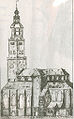 Der Aa-kerk im Jahr 1710
