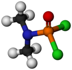 Dimethyl amidophosphoric dichloride 3D balls