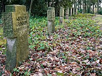 Soldatengräber aus dem 2. Weltkrieg auf dem Ehrenfriedhof