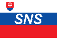 Slovak Ulusal Partisi bayrağı