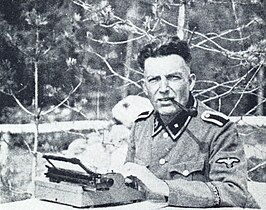 SS-Unterscharführer George Kettmann jr. als SS-Kriegsberichter in Karelië (1943)[1]