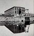 The Holyoke Testing Flume as it appeared in 1895; designed by Clemens Herschel, this facility would lead to the development of the McCormick-Holyoke Turbine