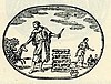 Woodcut for faith illustrating Abraham and Isaac