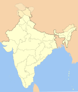 Blank map of India