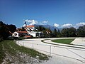 The horse track and the church