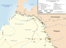 Lugdunum Batavorum am westlichen Ende des Niedergermanischen Limes und die Region in römischer Zeit