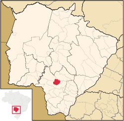 Location in Mato Grosso do Sul state