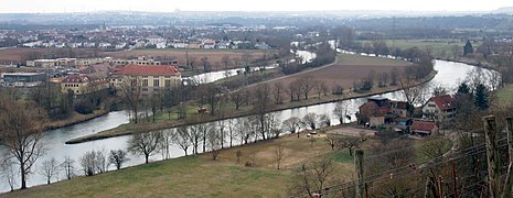 Das Ende in Pleidelsheim mit dem Wasserkraftwerk