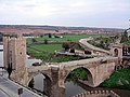 Elevated view of the bridge