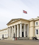 Old Building with attached lamps, Royal Military Academy