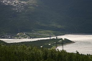 Die Rombaksbrücke von Norden